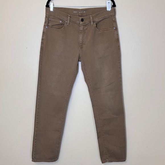 Mott Bow Mercer Slim Fit Stretch Chino Pants Men's Size 33*30